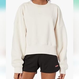 Adidas womens Fleece Oversized Fit Sweatshirt